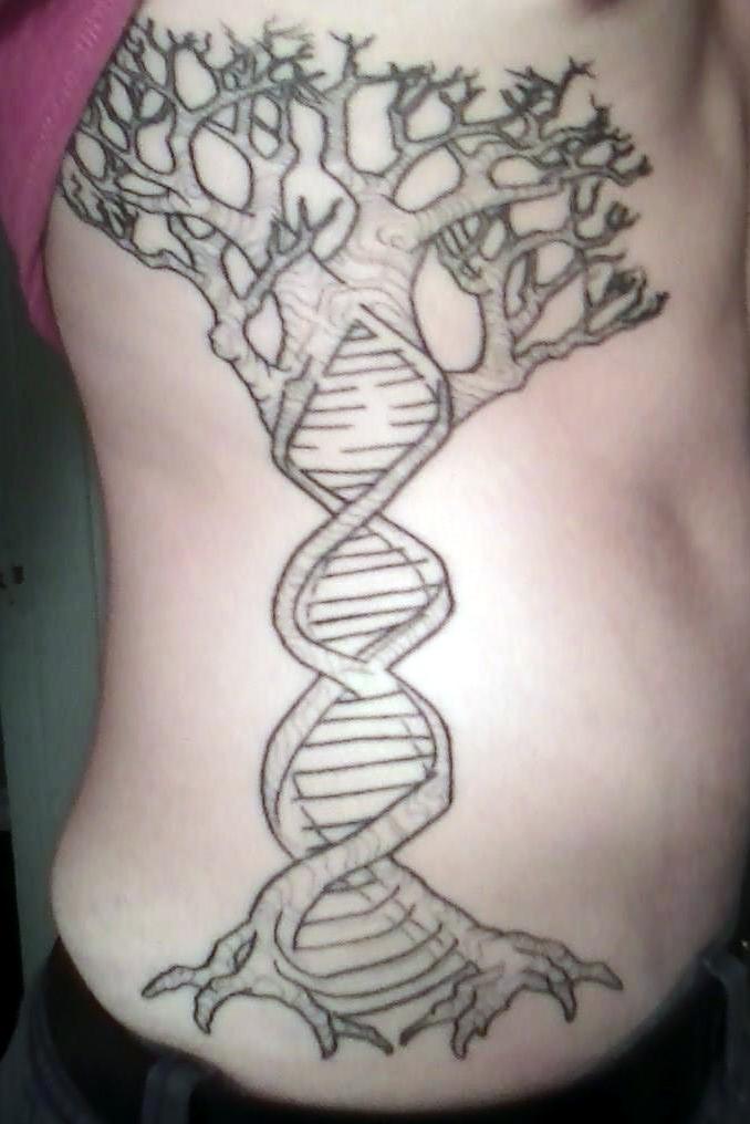 Cell , 6 Dna Helix Tattoo : Dna Double Helix Tattoo
