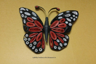 Quilled Monarch Butterfly Hobby Crafts , 9 Monarch Butterfly Craft In Butterfly Category