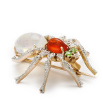 spider pin brooch , 7 Faberge Black Widow Spider Brooch In Spider Category