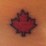 Maple Leaf Tattoo Review , 6 Maple Leaf Tattoos In Human Category