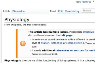 wiki Physiology in Organ