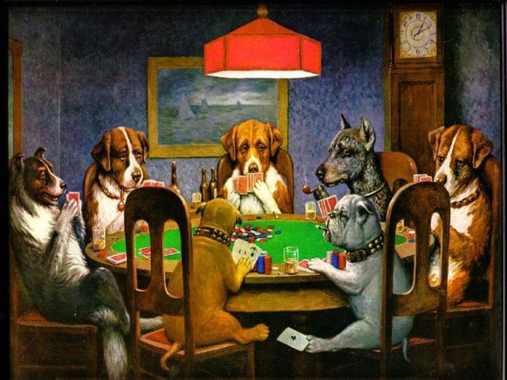 Dog , 6 Best Picture Of Dogs Playing Poker : Dogs Playing Poker