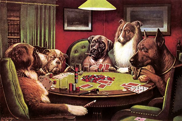 Dog , 6 Best Picture Of Dogs Playing Poker : Poker 7
