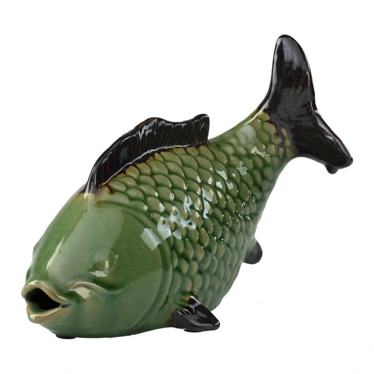 pisces , 8 Gorgeous Koi Fish Statues : Cyan Design Descending Koi Fish