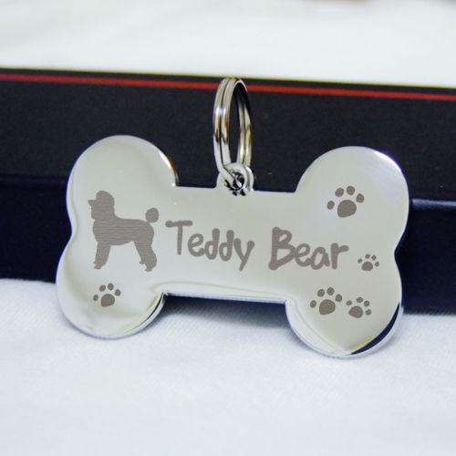 Dog , 6 Fabulous Dog Tags With Pictures Engraved : Double Sided Engraved