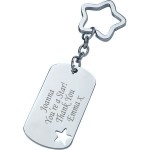 Engraved Star ID Dog Tag Keyring , 7 Gorgeous Dog Tag Picture Engraving In Dog Category