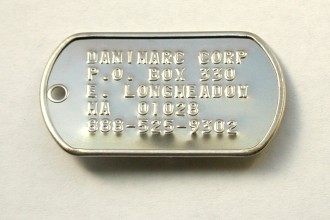  military dog tag in Butterfly